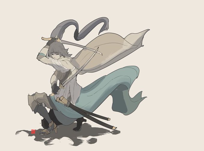 二刀流のtwitterイラスト検索結果 古い順