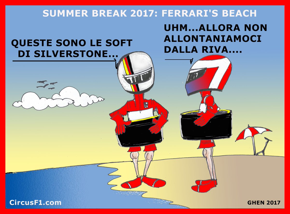 CircusFuno's tweet photo. #summer #estate #ferrari @ScuderiaFerrari #pirelli #humor | @lucaghen per https://t.co/jXKiZ3kfKm https://t.co/MJi3PbGZ71