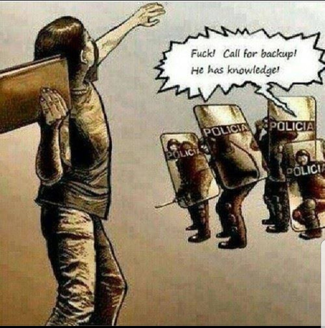 AggroFemme's tweet photo. Ruh roh. #knowledgeispower #wisdomiswealth #patienceispriceless https://t.co/UKrMXQE79v