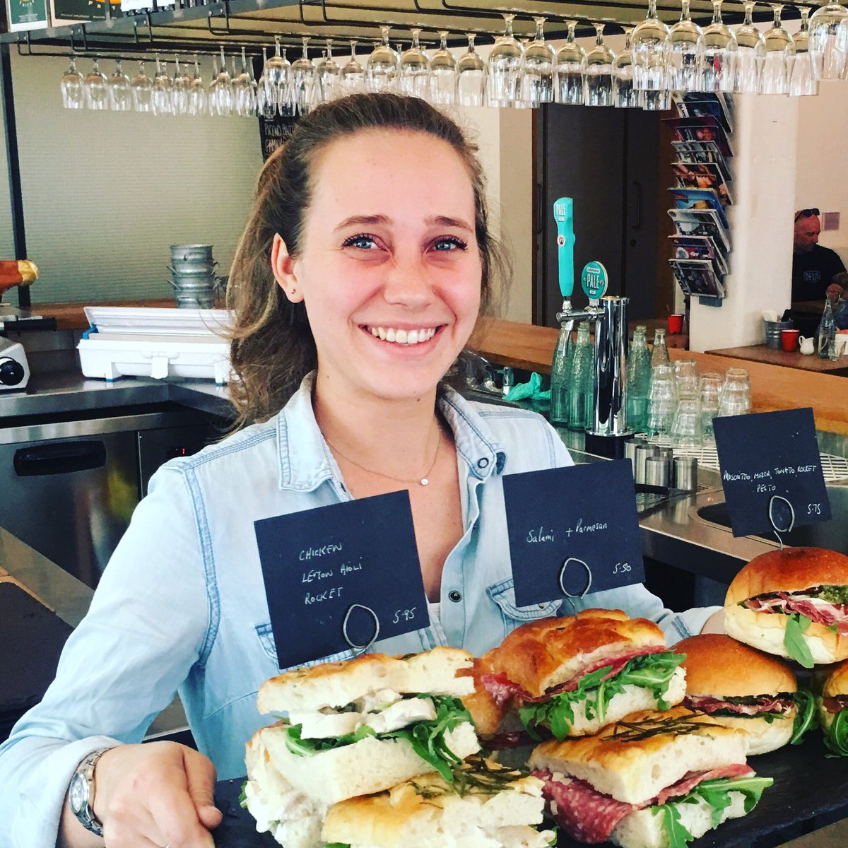 fernandezwells's tweet photo. Sandwiches on the go at F&amp;W Denmark St. Manager Ali &amp; Co ready to welcome you for lunch. https://t.co/0hRZ4uPG1T