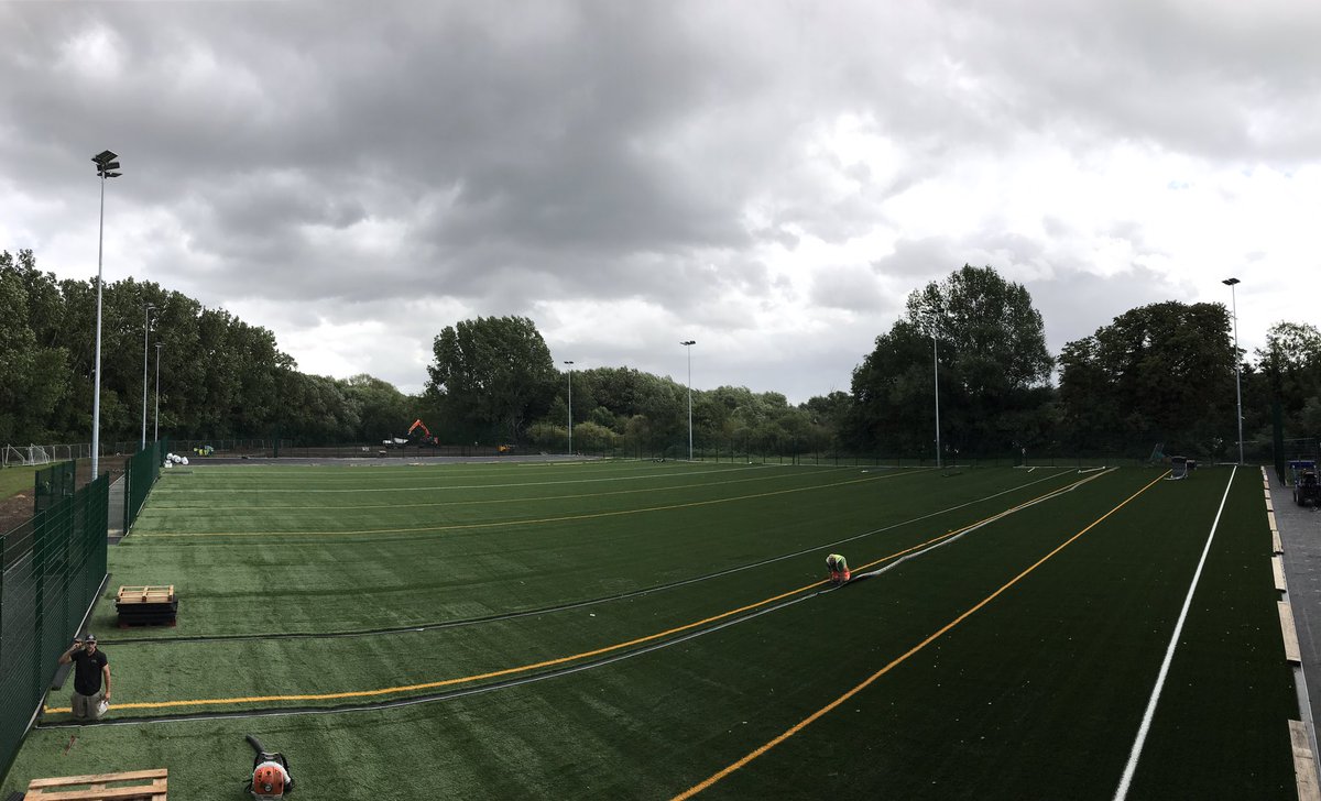 AndyEarnshawNS's tweet photo. The work is progressing well at @Joa_official, another fantastic ShockWave installation by @CLSsport. 🏉#NSStJoanOfArcSch #NSShockWave https://t.co/y1Jgq0Y7md