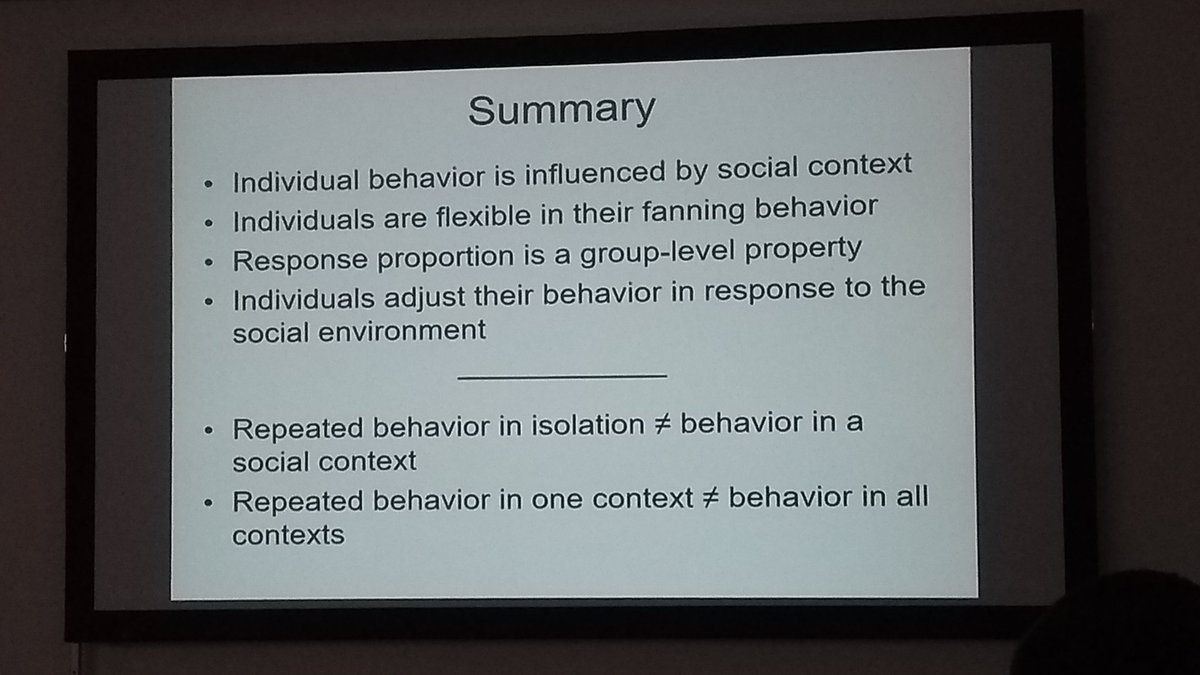 Individual behaviour in isolation does not match individual behaviour in the social context! Linda Garrison #bumblebee #Behaviour2017