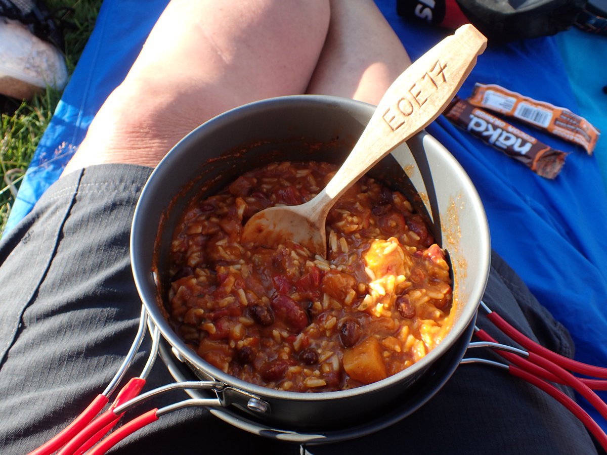 nichifinn's tweet photo. New #EOE2017 spoon gets its first real adventure usage in Scotland last week. Thank you @ecopedagogue! Oh our new @Alpkit pans are good too! https://t.co/TrUd6CyqP4