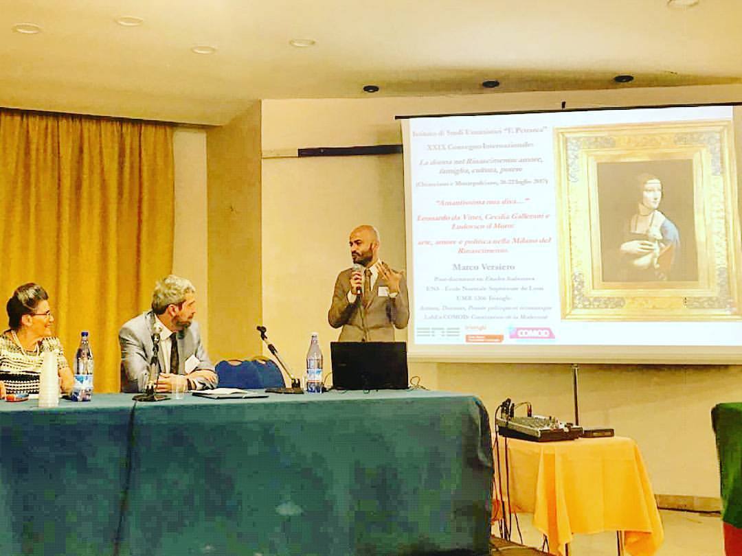 MarcoVersiero's tweet photo. #MarcoVersiero #Versiero #LeonardoDaVinci #Leonardo #CeciliaGallerani #LadyWithAnErmine #Sforza #IstitutoStudiUmanisticiPetrarca #conference https://t.co/RHUPVDFEMJ