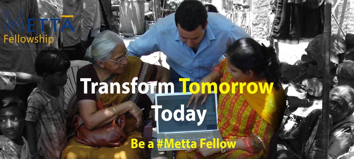 Introducing #MettaFellowship, an opportunity for #CorporateEmployees create impact beyond business. Apply today- mettafellowship.org