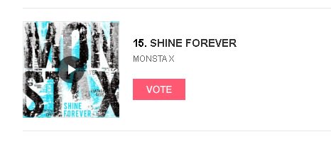 MonbebeBrasil_'s tweet photo. 📢 #Shine_Forever está mais uma vez no 'Music Chart' l 
https://t.co/UOsg9qxlaw

Não se INTIMIDEM! Ajudem ao máximo ok?
#VOTEMX #WeAreMXMB https://t.co/T1ZwQTnNZp