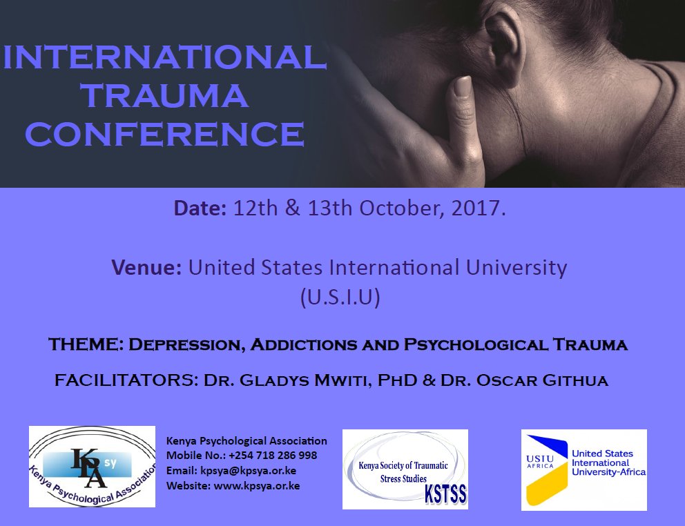 KPA invites everyone to its Annual International Trauma Conference taking place on 12th and 13th of October 2017. Welcome all.