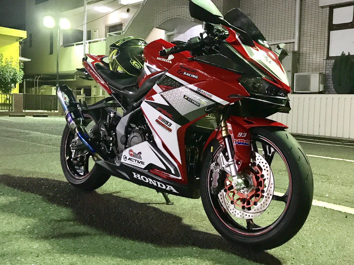 Tk Da Rr Corone En Twitter 夜のcbr250rr Mc51 デカールチューン完了 W