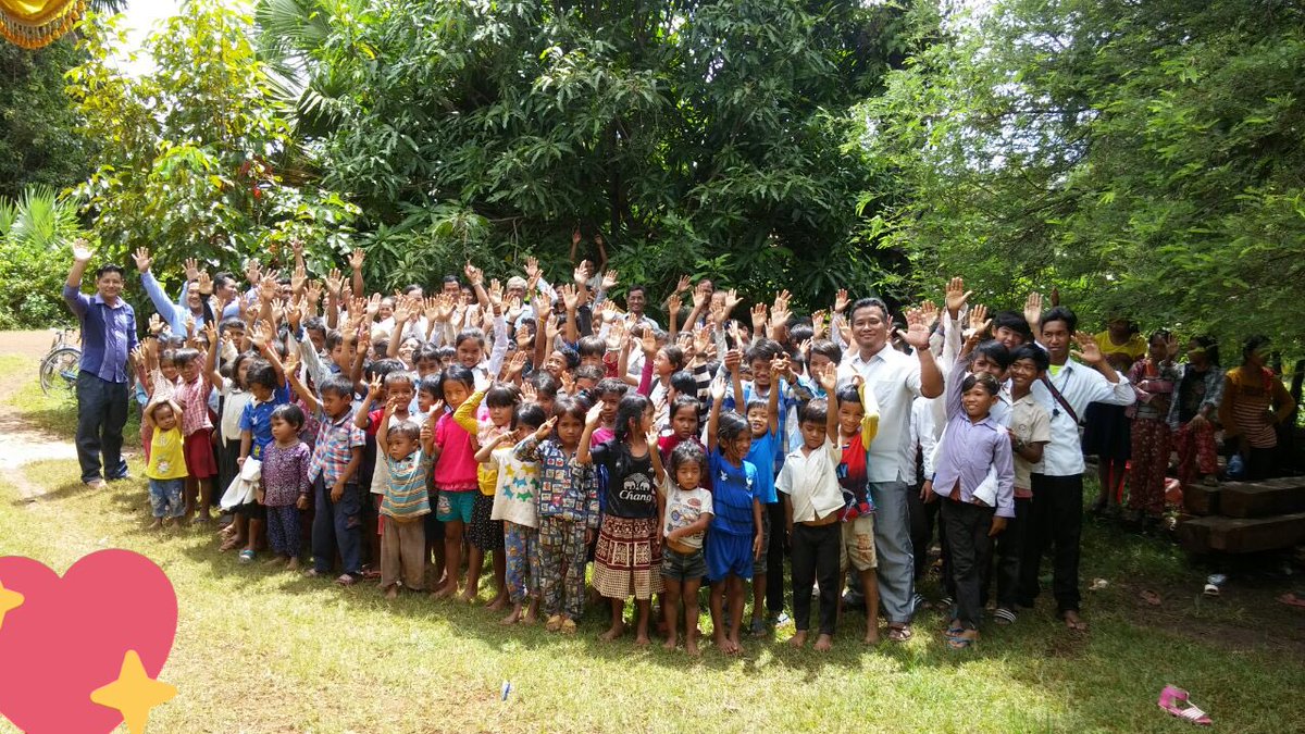 vaneklem's tweet photo. To God be the glory! #VisionTrust Cambodia has started another new learning centre to Develop children to live for God and love others. https://t.co/Wze3xiX4P3