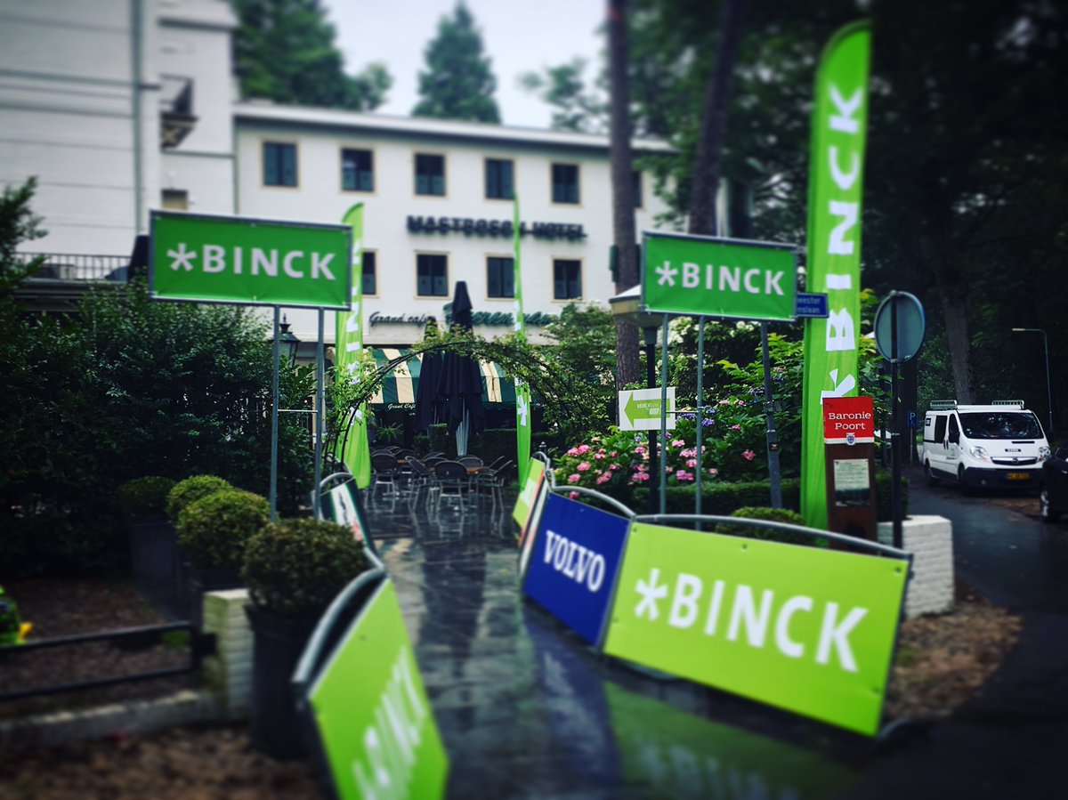 Klaar voor de @BinckBankTour , met oa Dumoulin, Sagan, Van Avermaet, Gilbert etc. Vanaf maandag dagelijks live #L1 TV (ziggo 713) en L1.nl