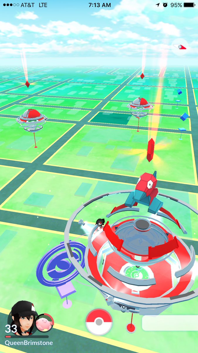 Queenbrimstone's tweet photo. @GymHuntr BS! Valor controls the town this early in the morning! https://t.co/cO29djgUUm