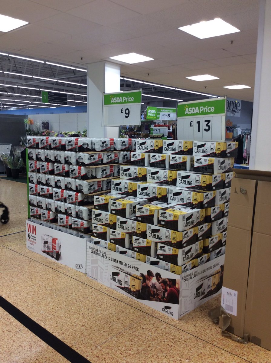 PowerforceMC50's tweet photo. Get down to @asda Totton, Southampton for a cheeky @carling #mixedpack! https://t.co/68fwpoBp0X