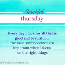 #thankfulthursday