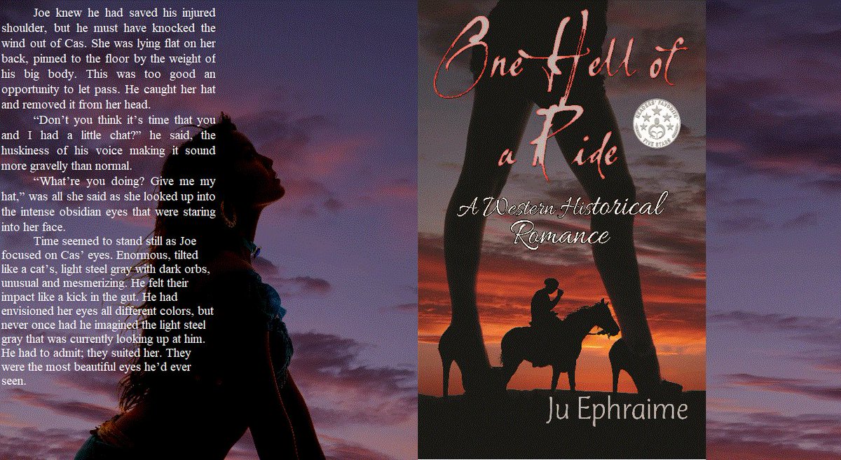 #NEWLYRELEASED Western Romance ONE HELL OF A RIDE #BookBoost #EBSP amazon.com/One-Hell-Ride-…