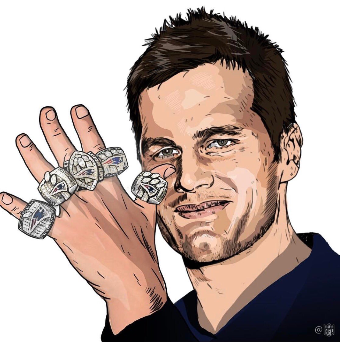 KekNewsNetwork \"Happy 40th birthday to the greatest quarterback in the history of NFL 

Tom Brady 