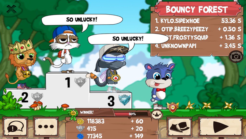 ogXsideXhoe's tweet photo. Get on my level, son! #funrun2 #BreezyPeezy #Frostysquid #UNKNOWNPAPI https://t.co/kCyvaUFshk