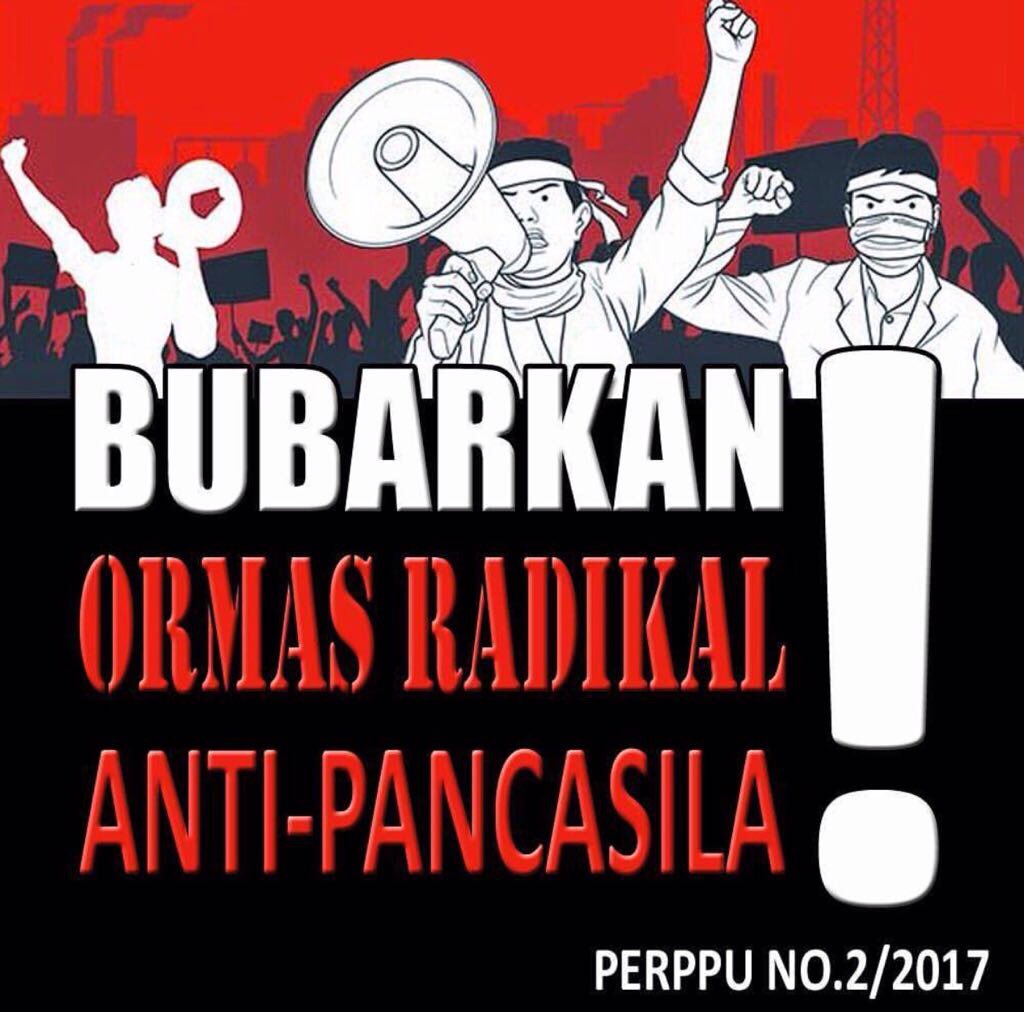 negarawanRI's tweet photo. Main goal Perppu Ormas, pembubaran Ormas Radikal (menyimpang) anti Pancasila #PerppuOrmas #Pancasila #IndonesiaDamai #SyukuriApaYangAda https://t.co/T6WyItCrhl