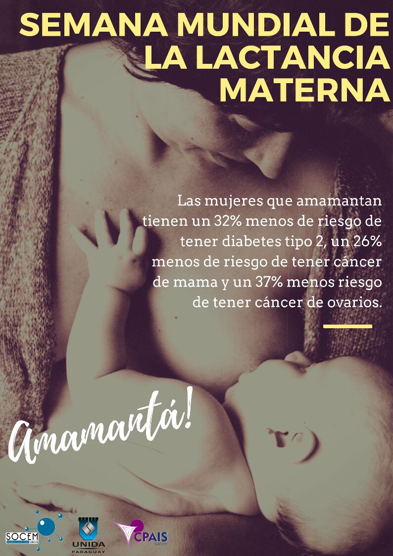 socem_unida's tweet photo. Celebremos la semana de la lactancia materna! ¡AMAMANTA! 👶💛 #SOCEMUNIDA #LactanciaMaterna https://t.co/3hOzUAAItD
