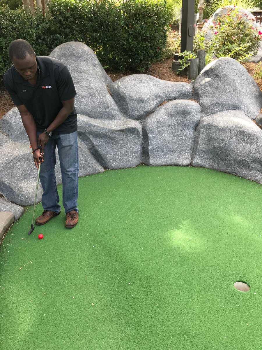 intechusa's tweet photo. Sending people back to Germany/ School with putt-putt and real American dinner at @FrankiesFunPark 🎢⛳️🍔 We'll miss you! #intechorange https://t.co/BJokhgjNxR