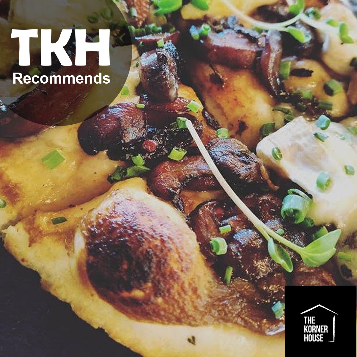 TheKornerHouse's tweet photo. Our wild mushroom #flatbread will be your reason to love mushrooms again! https://t.co/MktUQ7auOy