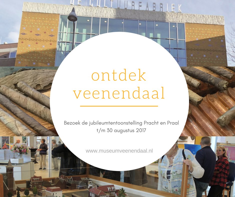 Kom tijdens uw vakantie naar #Veenendaal en bezoek de bijzondere jubileum-tentoonstellingen in ons #museum nog te zien t/m 30 augustus 2017