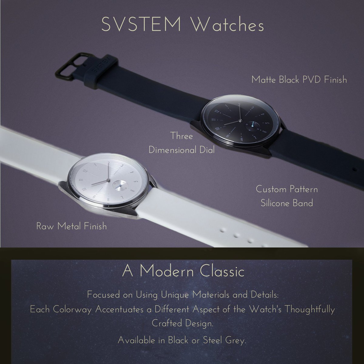 #Mensfashion gets a #vintage upgrade: SVSTEM #Watches at 50% off bit.ly/svstemwatch #deals #promo #discount #musthave #tech #menswear