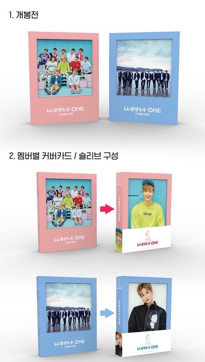 Kang Daniel Ph Album 워너원 Wanna One 1st Mini Album To Be One Album Package 워너원 Wannaone