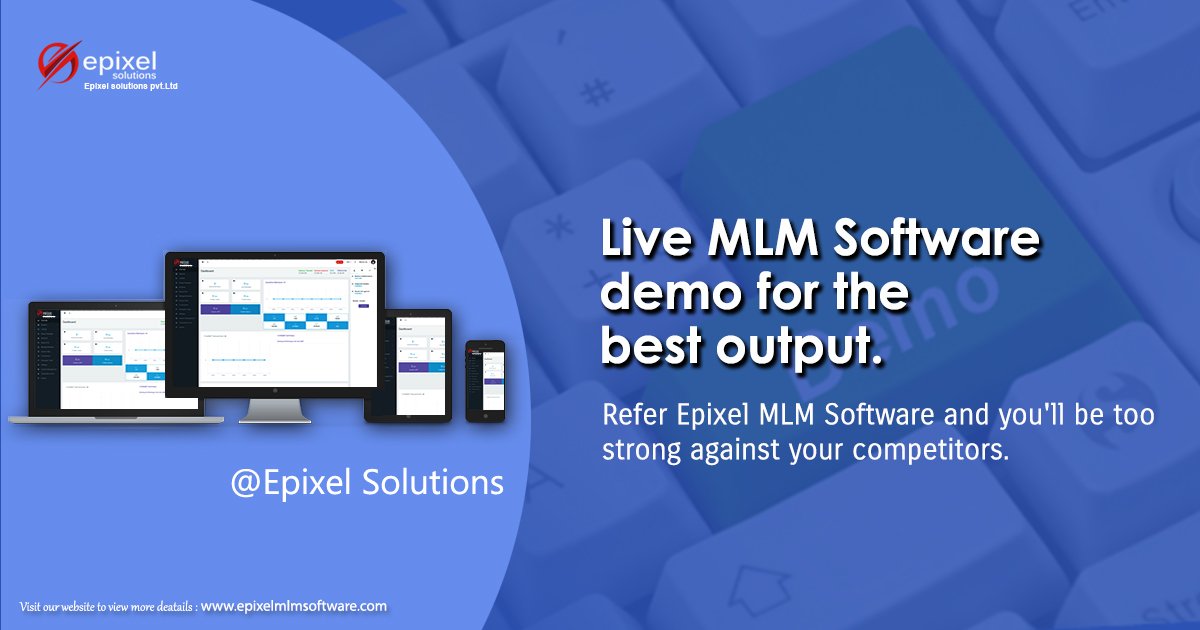 epixelmlmsoft's tweet photo. #softwaredemo #mlmsoftwaredemo #demofree #livedemo #epixeldemo
#mlmsystemdemo
    Check out our features now: https://t.co/oTvOjomWWn https://t.co/futtusVVUW