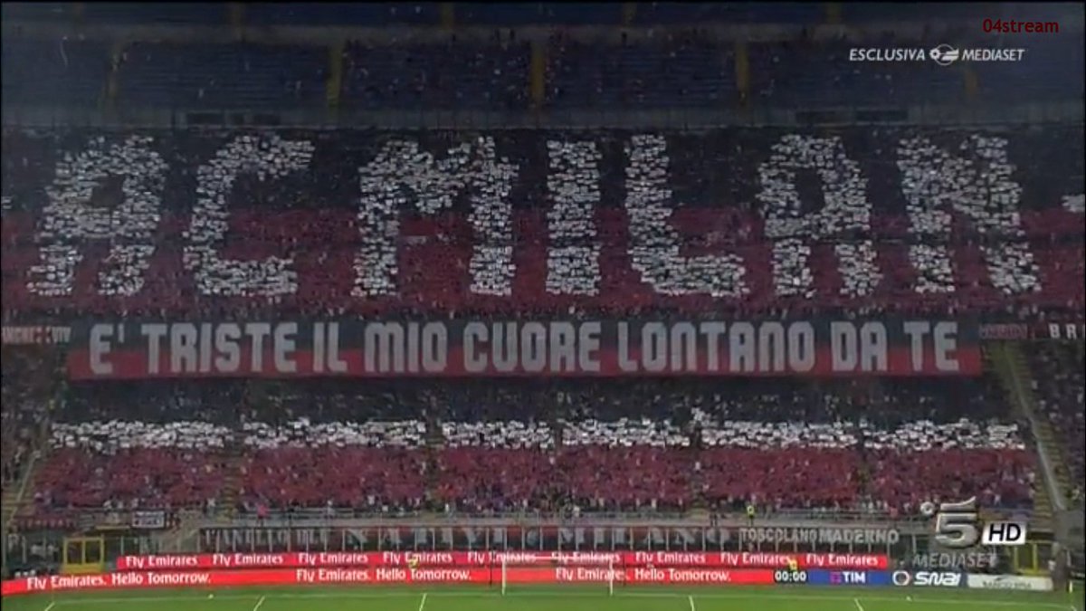 MilanEye's tweet photo. Curva Sud banner

"My heart is sad when it's away from you" #ForzaMilan https://t.co/oBI7DYBzhi