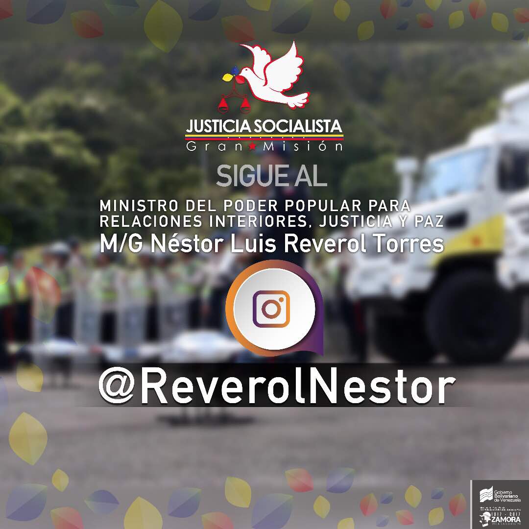 #Dato | Sigue la mejor información difundida por el M/G <a href="/NestorReverol/">Néstor Luis Reverol</a> instagram.com/reverolnestor