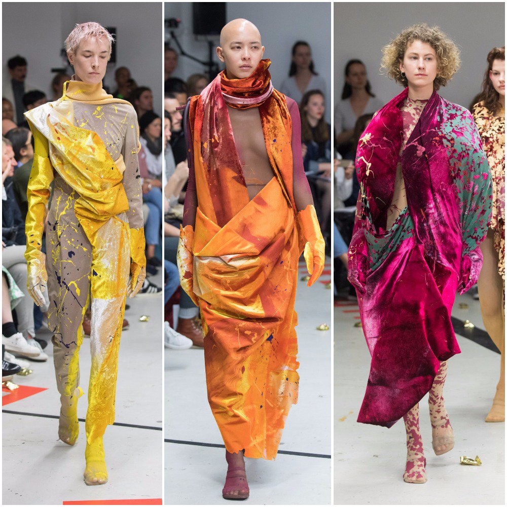 StyleMGlamorous's tweet photo. Amazing young talent from @RCA its Spring 2018 MA collection. Great work!!! #runway #fashioncollectionat at #LFWM, #LFWMSS18 https://t.co/yT36COrGw9