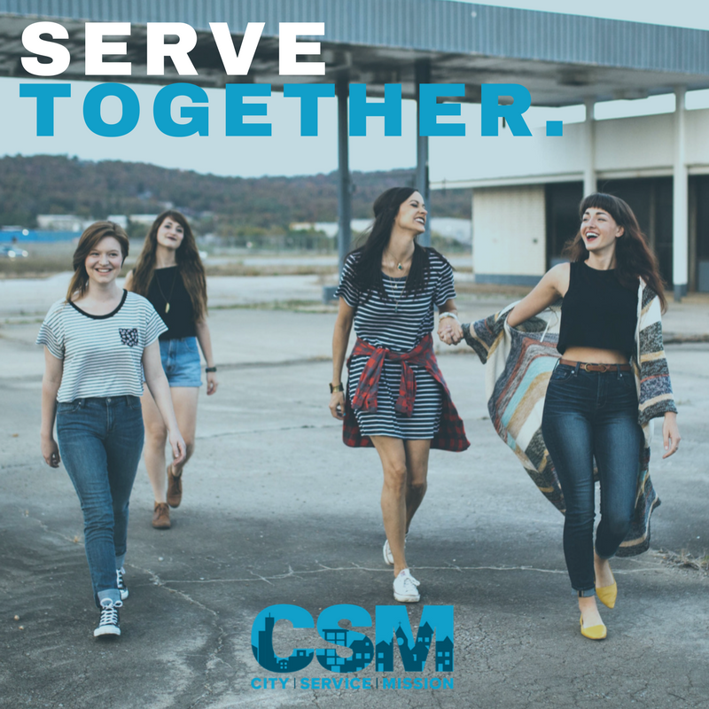 ServewithCSM's tweet photo. Some of the greatest things are accomplished when we choose to serve together. #servewithCSM https://t.co/qHMhQF6w9V