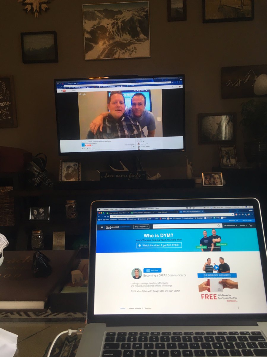 Bkainz's tweet photo. DYM Webinar this morning was neat. Even better from my couch. Working from home is also neat! #dymwebinar #couchwatching #dymbigcomfycouch https://t.co/kofVvuq6yO