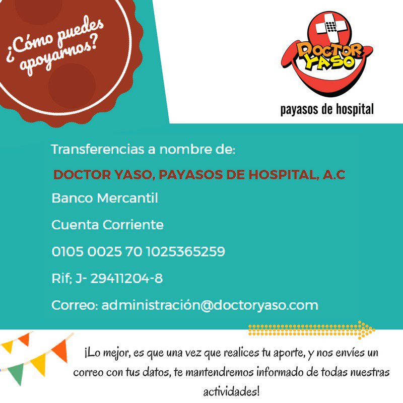 DoctorYaso's tweet photo. ¡Todos sus aportes son importantes! En momentos de adversidad es cuando aflora lo mejor de las personas. #Campaña1000X1000 https://t.co/rEAScxHDZb