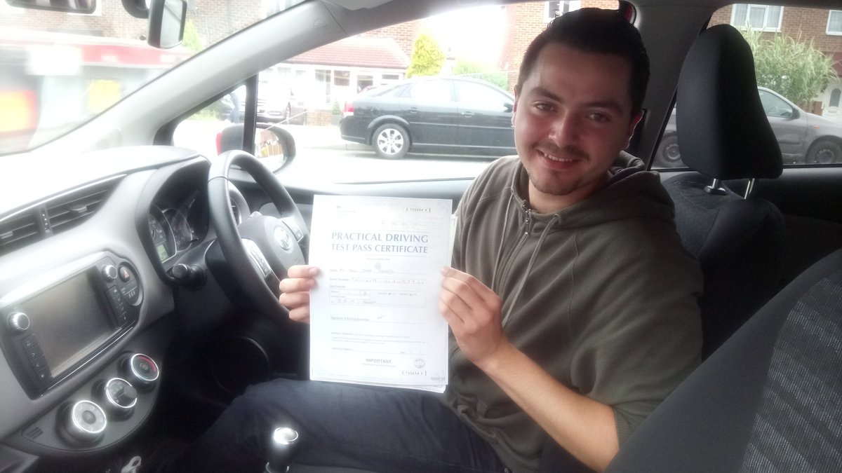 shailesh29patel's tweet image. Congratulations to Marco for passing his practical driving test at Morden Test Centre. Safe driving.