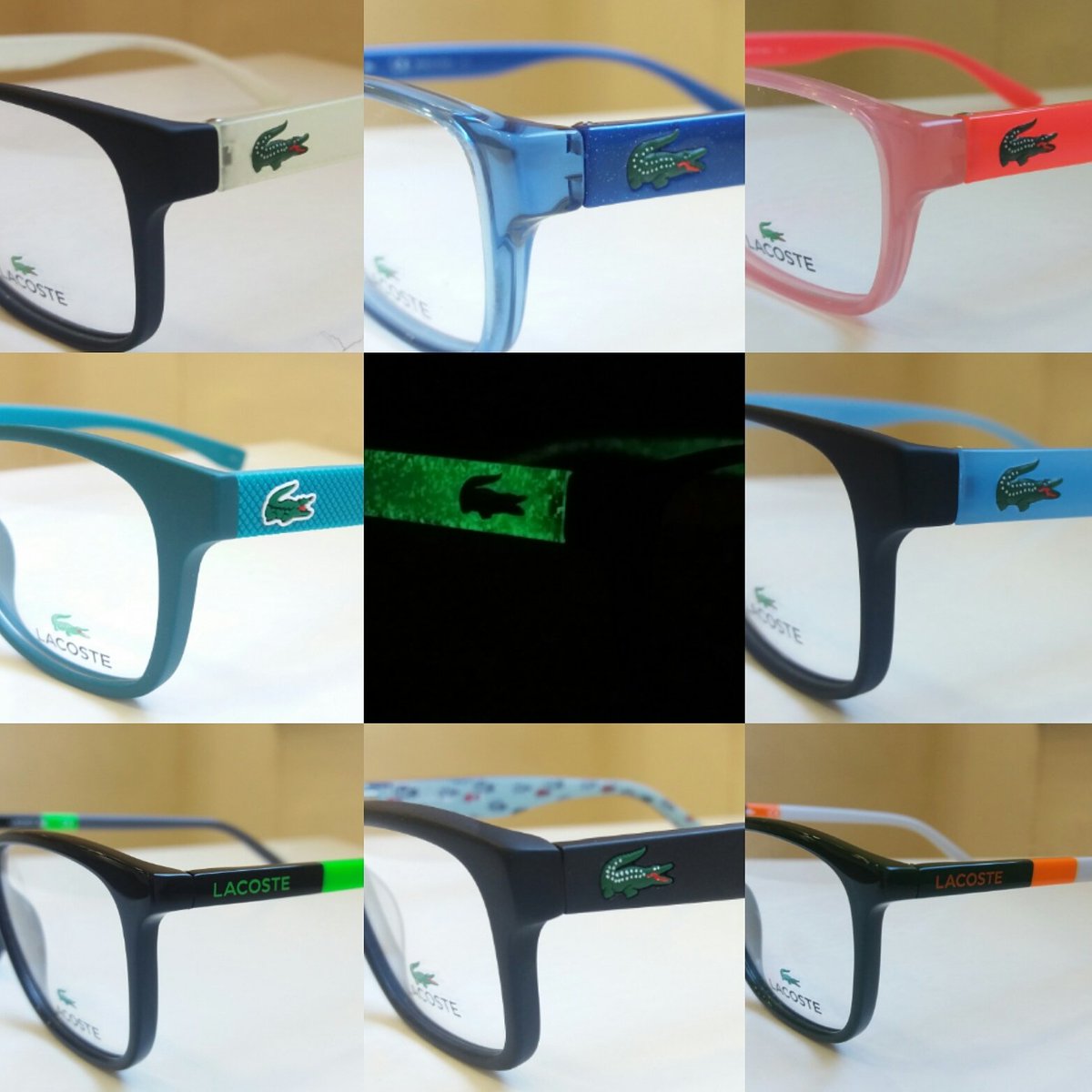 lacoste glow in the dark frames