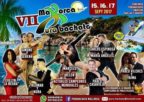 goandance's tweet photo. 🌟 Purabachata Mallorca Festival 2017 🌟

🗓 15-17 de Septiembre, Mallorca
📋 Entradas 👉https://t.co/qd3qoLJ7I4
✔ Comparte con amigos 😉 https://t.co/rRvdiZlZUA