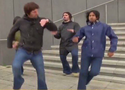 Viva_el_Swain's tweet photo. @thebme Yep! we were the nut-jobs Manc dancing to "Step On" by Happy Mondays last month.
#zippedallthewaytothetop #havingarave https://t.co/NsROzSdCiJ