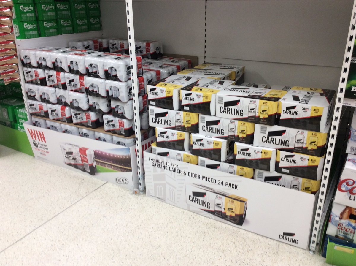 PowerforceMC25's tweet photo. #MIXEDPACK @asda Huyton 
@carling @PowerforceMCNSM @PowerforceMCFM3 
"Carling taking over the value bays" https://t.co/sOtVxRa60r