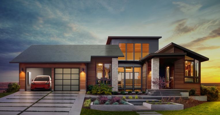 teslaliving's tweet photo. Tesla has completed its first ever Solar Roof product installations https://t.co/wEYSFD4cl3 https://t.co/0uelS2EBSr