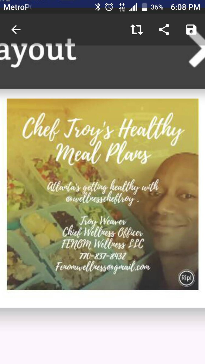 troyweaver's tweet photo. Good Food makes you feel better. @wellnesscheftroy #fenomwellness #troythetrainer #foodie #workout #veggies #cooking #befenomenal https://t.co/tFhmLPaeId