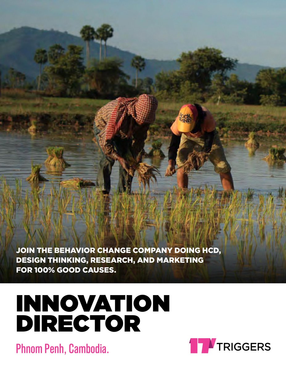 17triggers's tweet photo. Only a few more days to apply for the position of Innovation Director!
https://t.co/gobG7k1dPW

#recruitment #jobs #hiring #innovation #job https://t.co/fys3x8kyNW