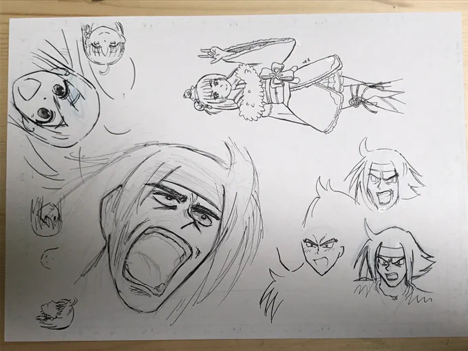 前に描いた絵を漁ってたら唐突にドモンが出てきた。この時の自分どうした 