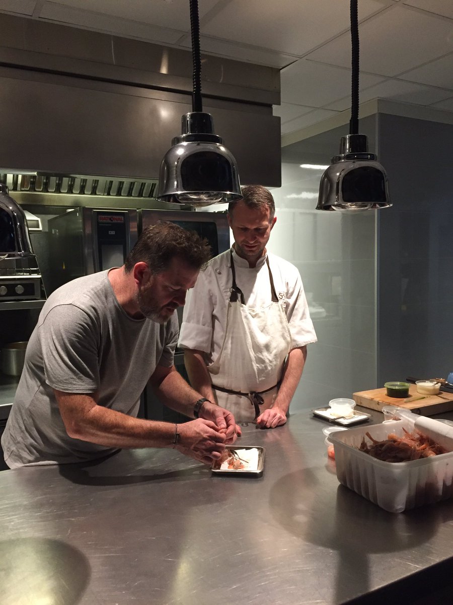 BreadnButterPic's tweet photo. On location in Norway at #smakrestauranttromso for #lyngenreker #tromso https://t.co/3Pl2fc8Rpn