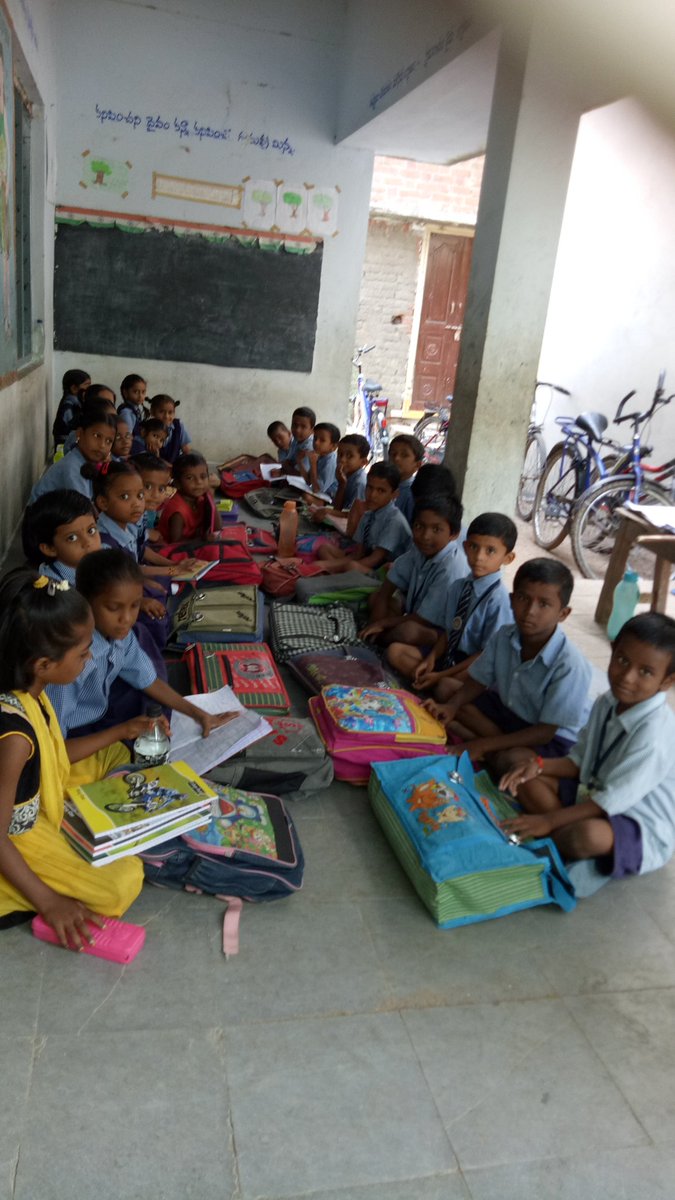 RaniChandra4's tweet photo. @Collector_RSL sir, we have running 6 classes with 170 students in 3 rooms. Please sanction 2 additional class rooms for PS TR Nagar srcl. https://t.co/KO75V5j8qZ