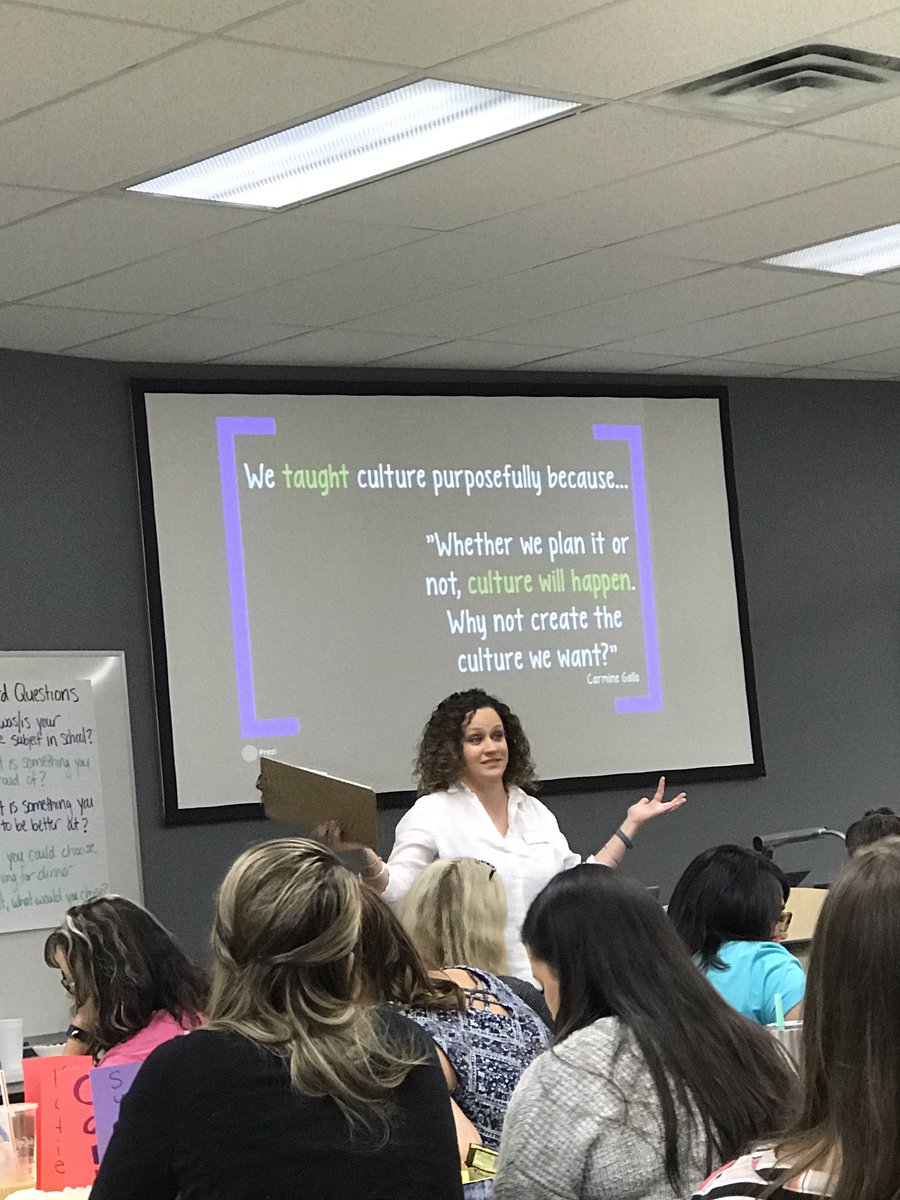 NikkiBrecheen's tweet photo. Excited for Day 1 of Knowledge of Classroom Culture! https://t.co/ns42nIMWxG