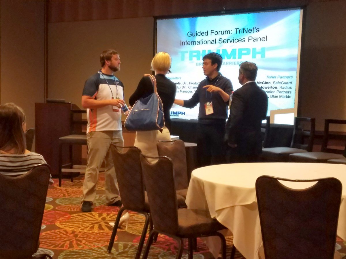 Safeguard_Globl's tweet photo. Our VP of Global Sales Charlie McGinn talking with attendees at the International Service Panel! #Triumph2017! #safeguardworldtour https://t.co/WZ4ZOmmVGx