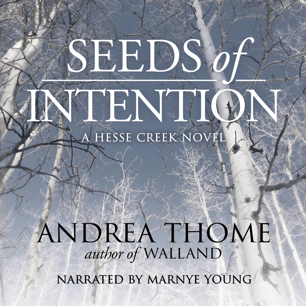 AndreaThome's tweet photo. Thrilled to have @marnye13 as the voice of my second novel, #Seedsofintention, out 9/5. #hessecreekseries #amwriting #Audible #amreading https://t.co/ECwgogVkqR