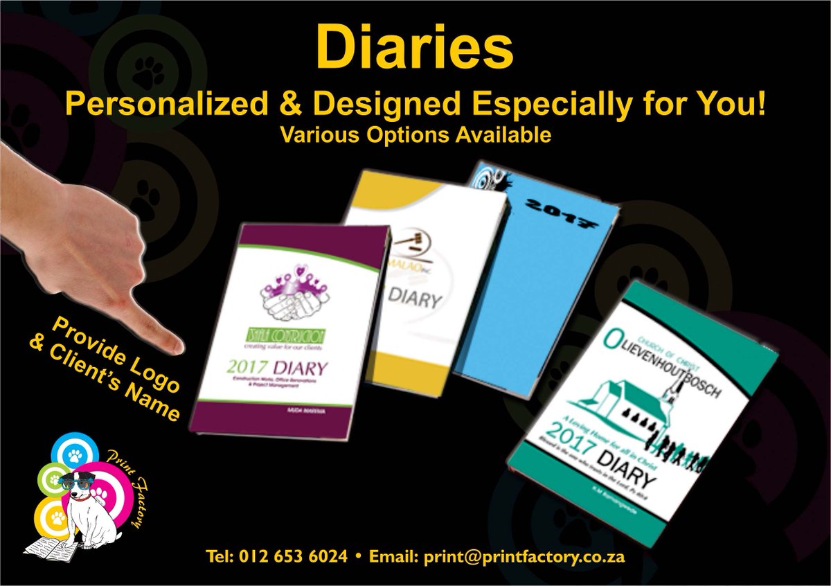 printingmagic's tweet image. print@printfactory.co.za | 012 653 6024
#diaries