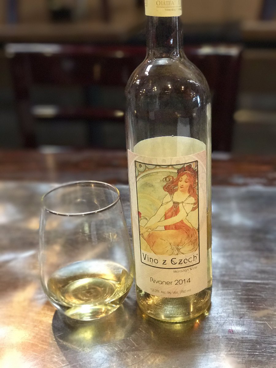 chefkamil_LA's tweet photo. #Czech wine made it to the wine list! @Czech_wine @BluJamCafe @JMiquelWine @VisitCZ #chateauvaltice nice crisp, round, it will do well! https://t.co/mpWCvMJFsL
